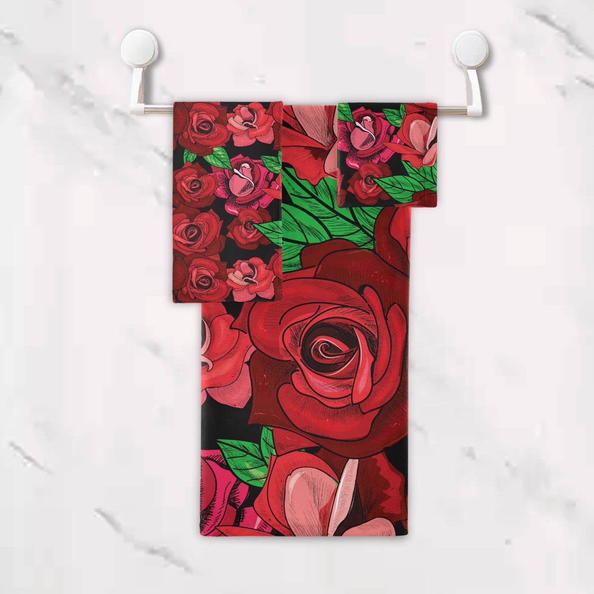 Set Di 2 Asciugamani Da Bagno Con Fiori Di Ciliegio, Rosa, Morbidi, Con Fiori Di Ciliegio, Per Bagno, Cucina, Hotel, Spa, Decorazione, Regalo, 61 X 40