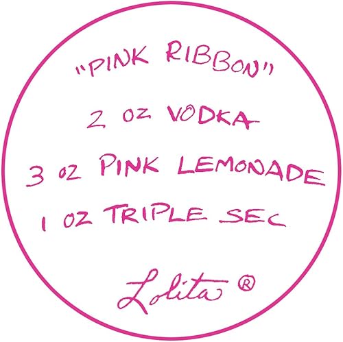 Miniatura 2 de Lolita Love My Martini - Vaso con cinta rosa