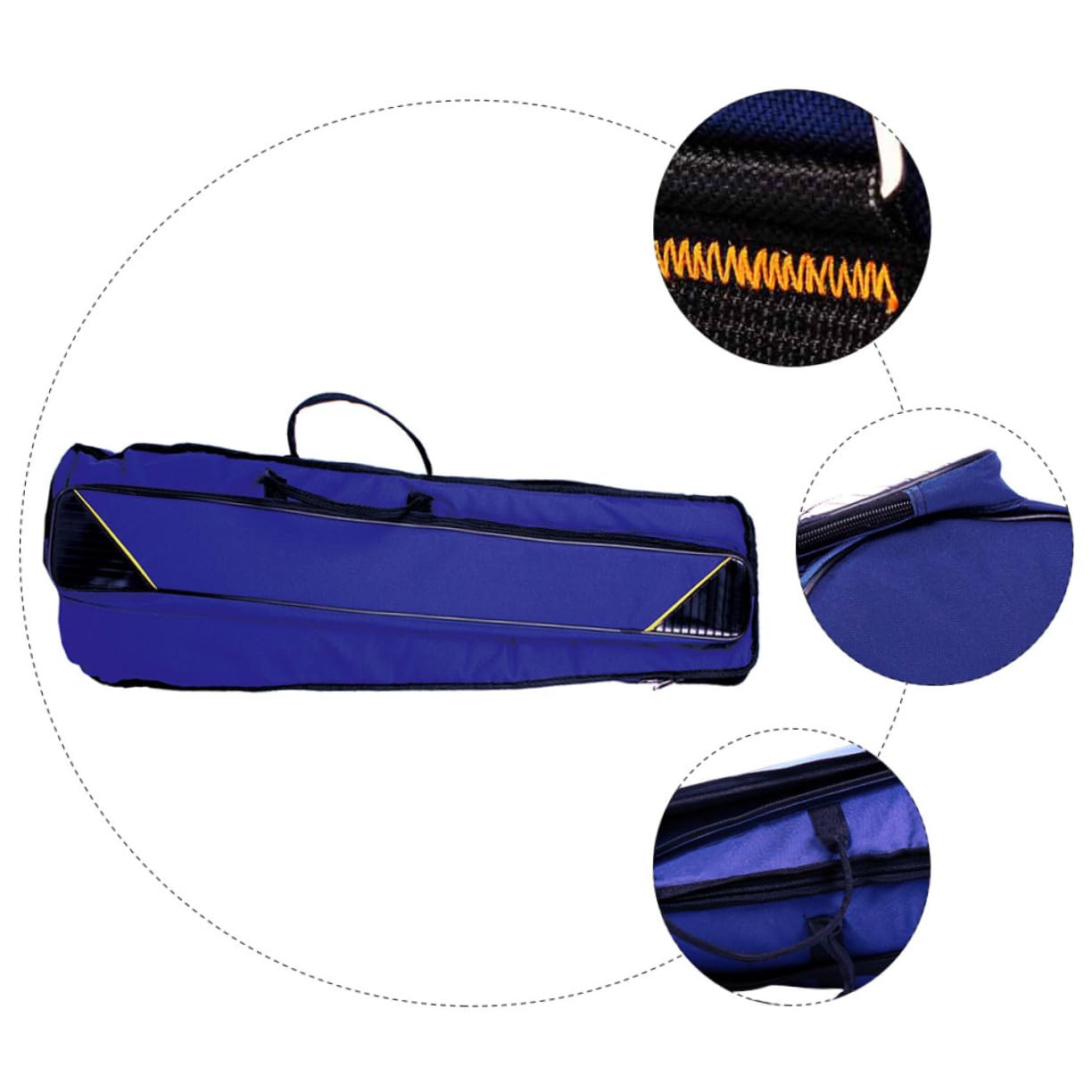 YARNOW Borsa Imbottita per Trombone Tracolla Regolabile e Fodera in Cotone, Custodia Morbida per Principianti del Trombone