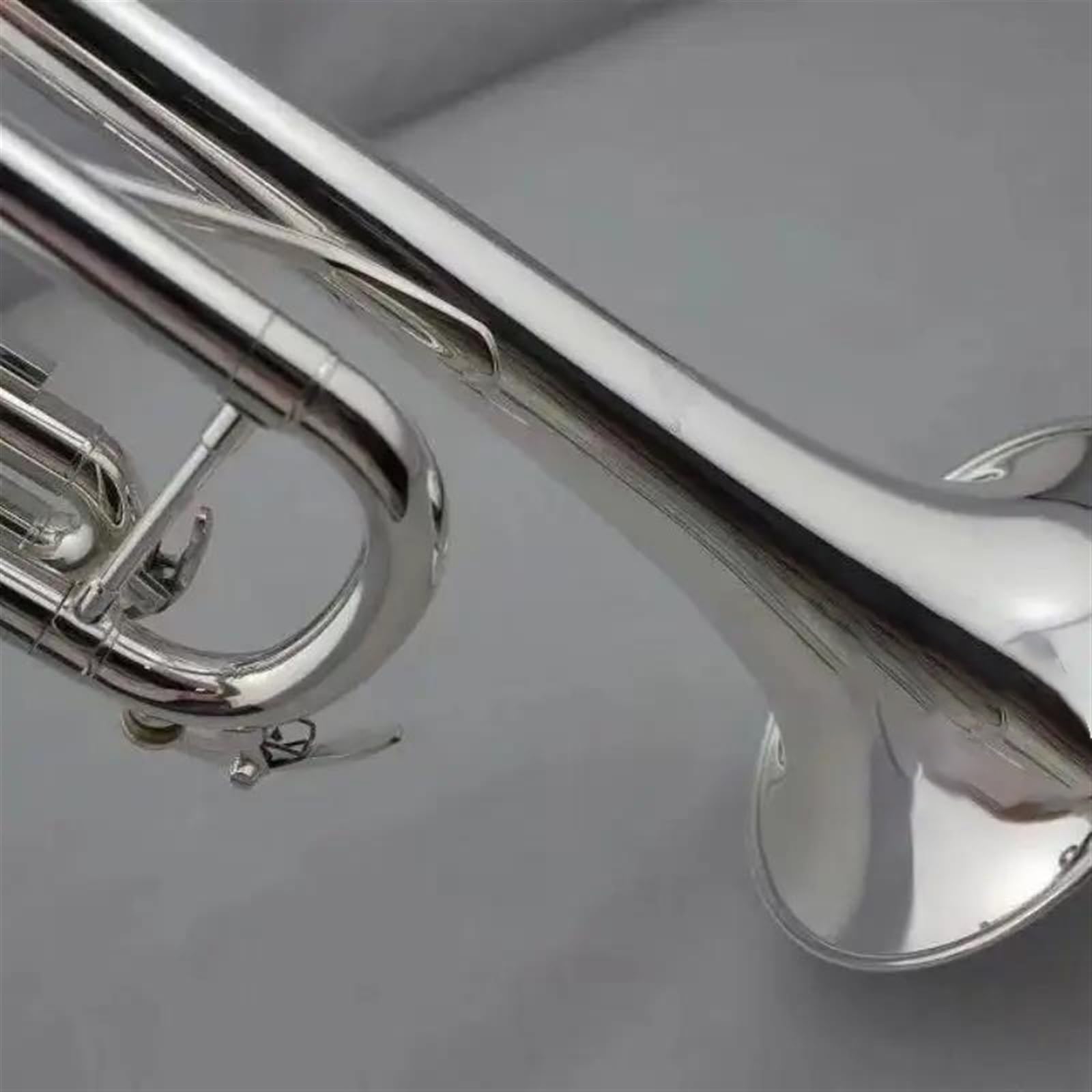 Tromba Tromba Professionale In Si Bemolle Argentata Realizzata Interamente In Argento Confortevole Al Tatto E Dal Suono Di Alta Qualità Strumento Tromba