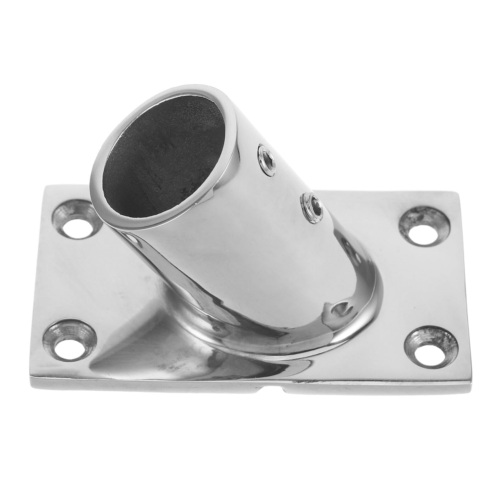 Abaodam Supporto Asta Bandiera in Acciaio Inox per Barca Base Marina Compatta e Resistente per Montaggio su Parete Yacht e Ponte Accessorio Nautico Elegante e Facile da Mantenere