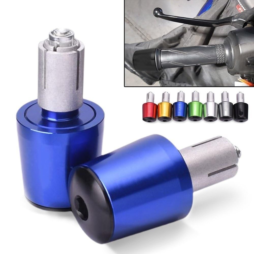 Embout de Guidon Bouchons pour Guidon De Moto Accessoires pour Y-amaha Tricity 125 155 300 2020 2021 (Couleur : Or)