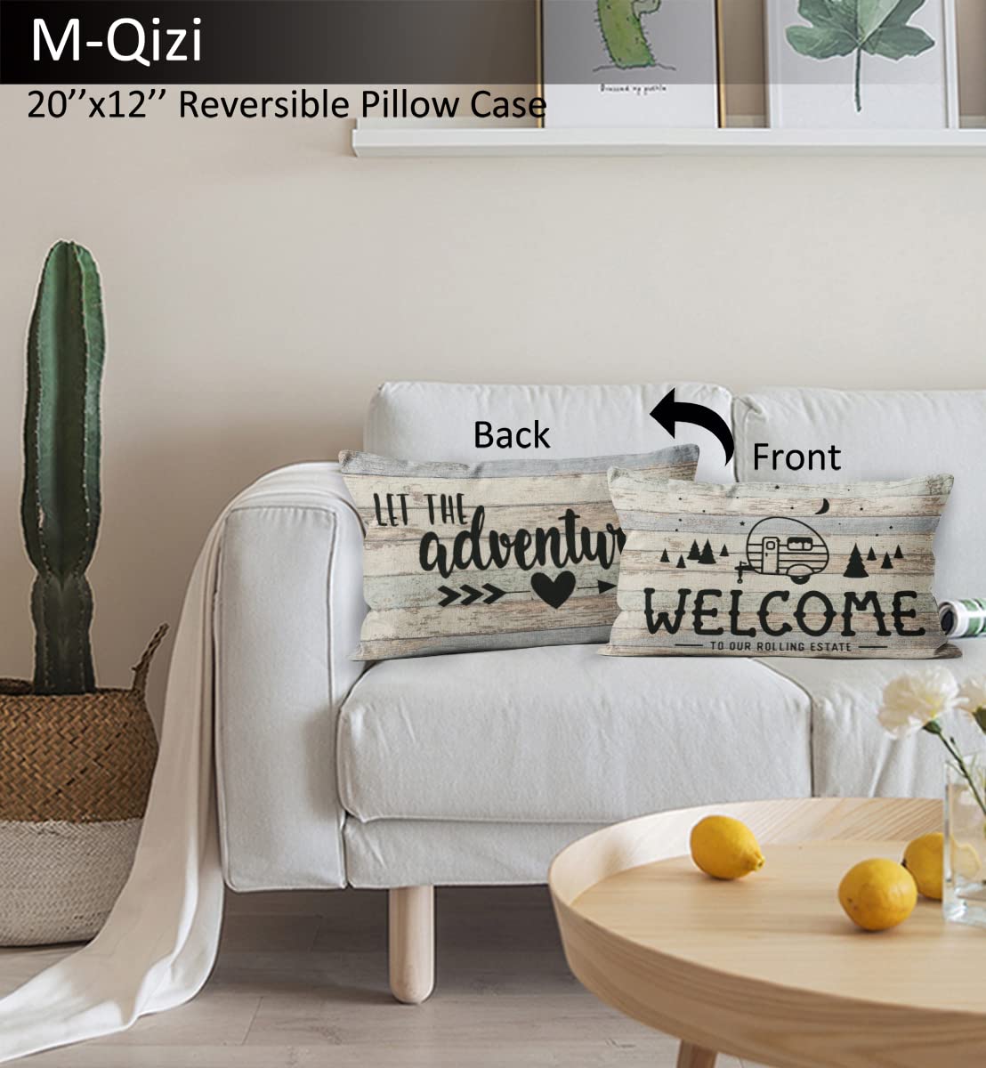 Federa per cuscino Welcome Linen: decorazione per veranda in