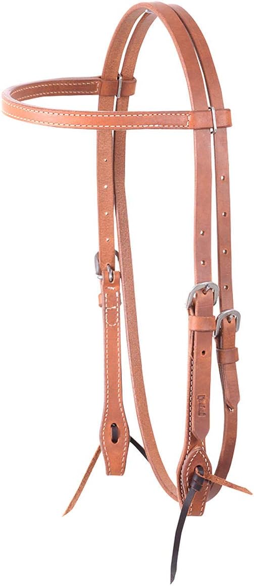 Cashel Stitched Harness Browband Headstall with Tied Ends