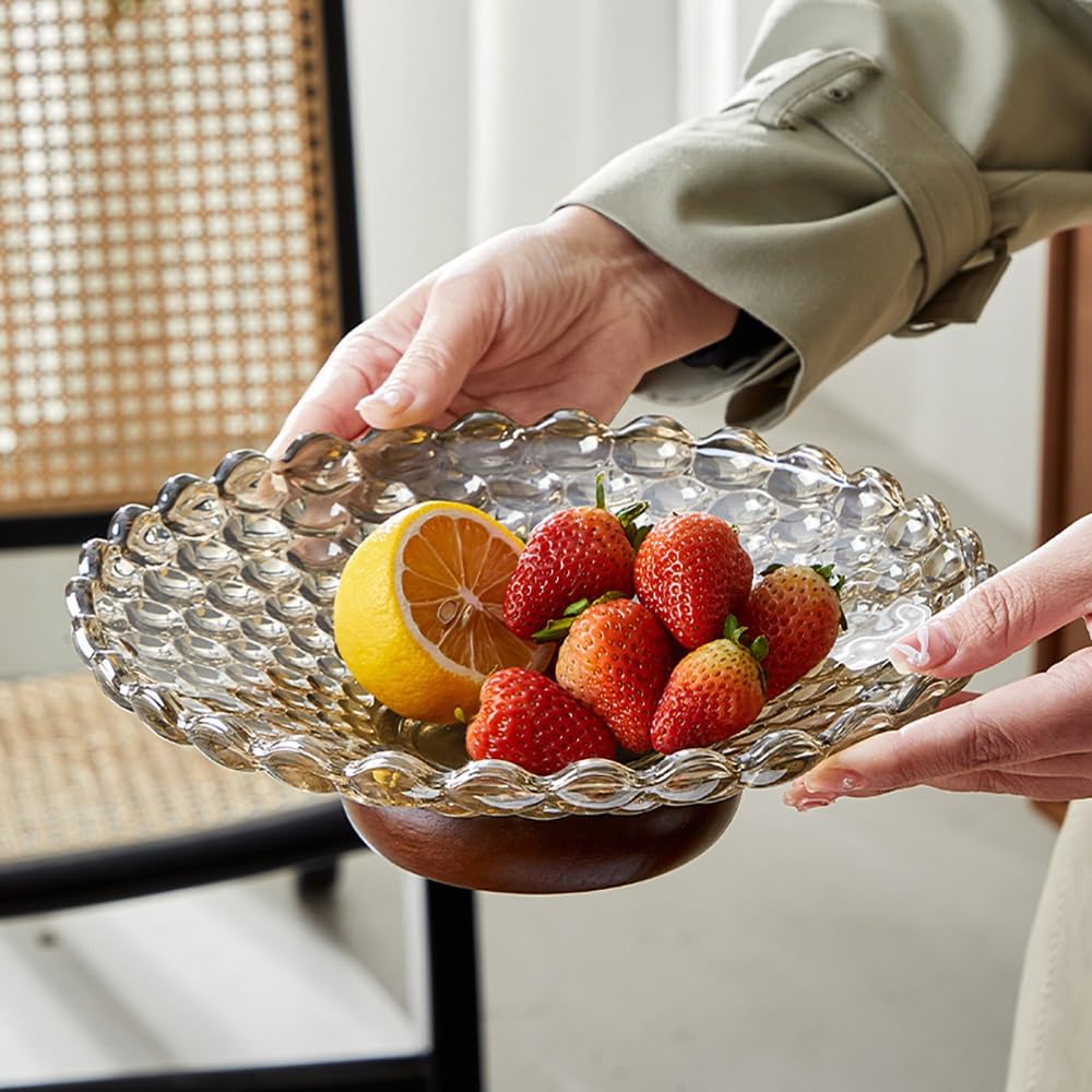 Amazon｜フルーツ皿 サラダボウル ガラス食器 ガラス フルーツ
