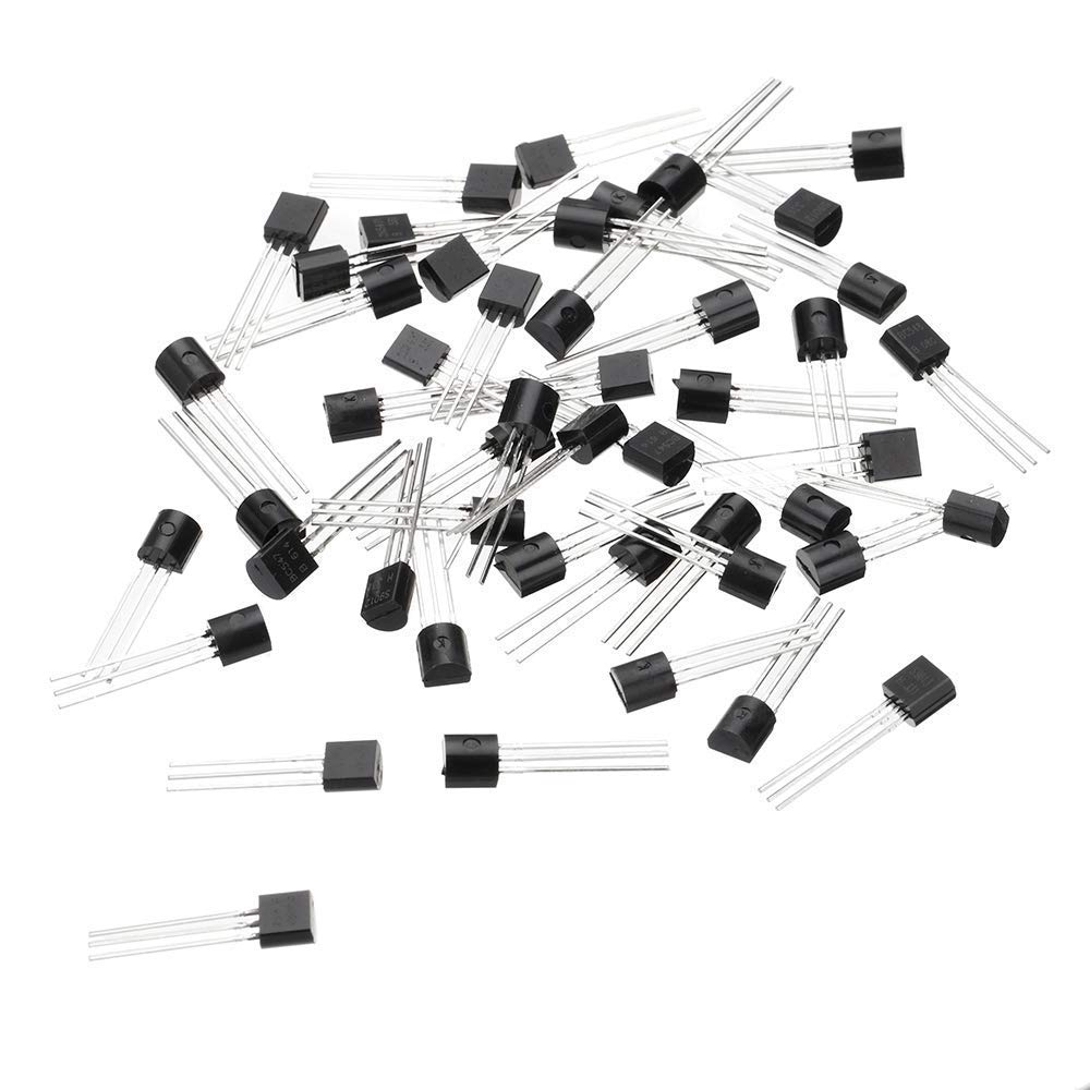 Robotbanao 50-Pcs BC547 BC 547 NPN TO 92 General Purpose Transistor