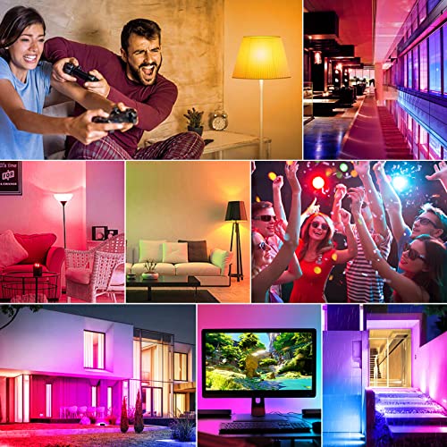 Kkhlgb A60-6C Color Light Bulb, 9W=60W E26 Base Led Colored Light Bulbs Red Green Purple Pink Blue Yellow Bulbs thumb #4