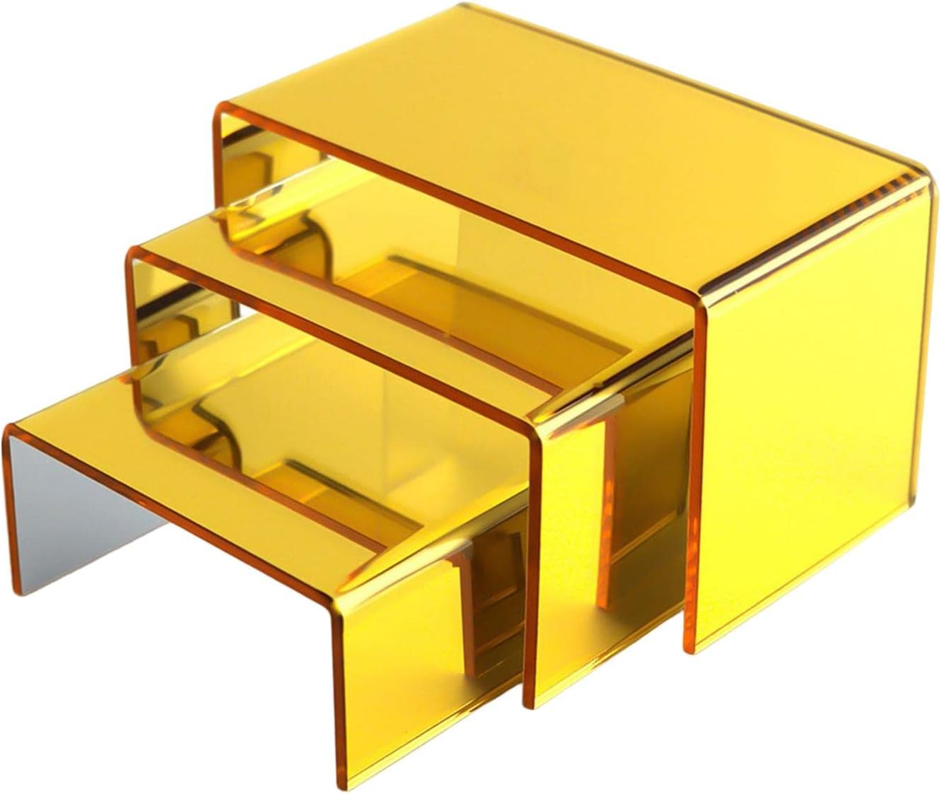 3X Acrylic Display Riser Stand Mirrored Stands Shelf for Cakecup Dessert|Home & Garden|Home Dacor> Other Home Dacor