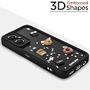 Pikkme Back Cover for Oppo F21 Pro 5G / F21s Pro 5G | Cute Fun Cartoon 3D Bear Silicone Full Body Protection Bumper Case (Black) gallery image