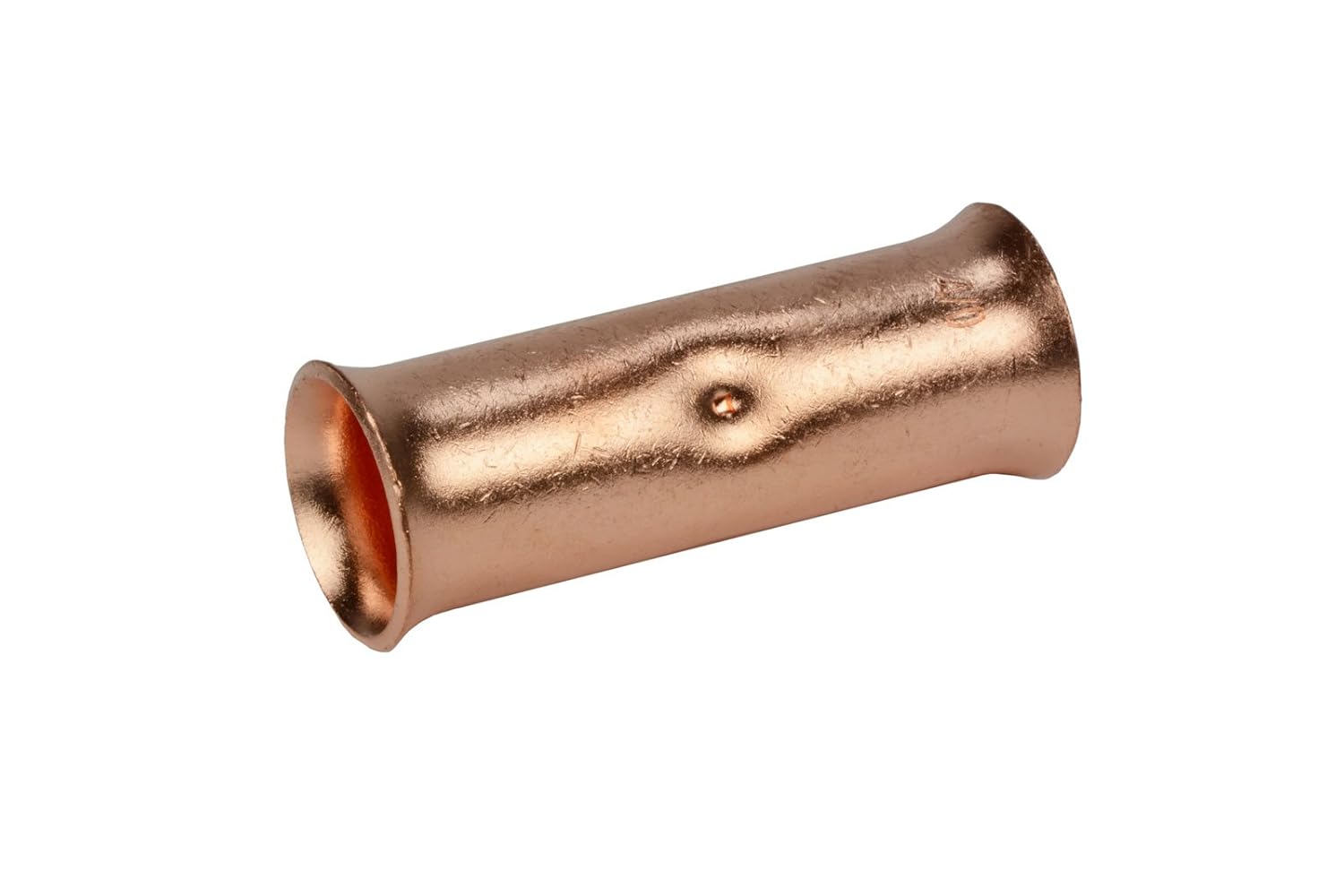 4/0 AWG TEMCo Butt Splice Connector Bare Copper Uninsulated Gauge. 25 Pack
