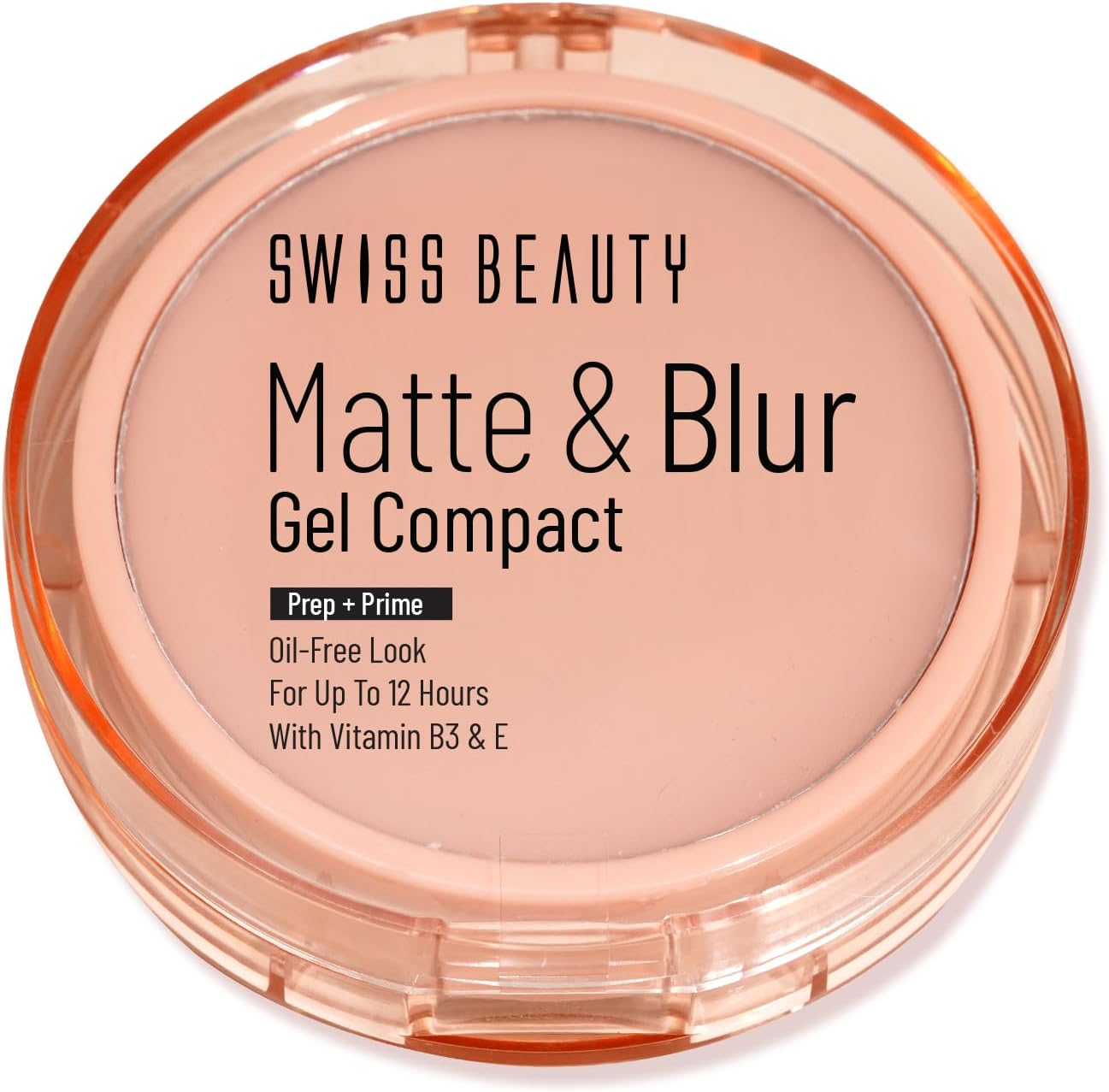 Swiss Beauty Matte & Blur Balm | Prep + Prime | 12-Hour Oil-Free Shine | With Vitamin E & B3 | UV Light Protection | 1 Count