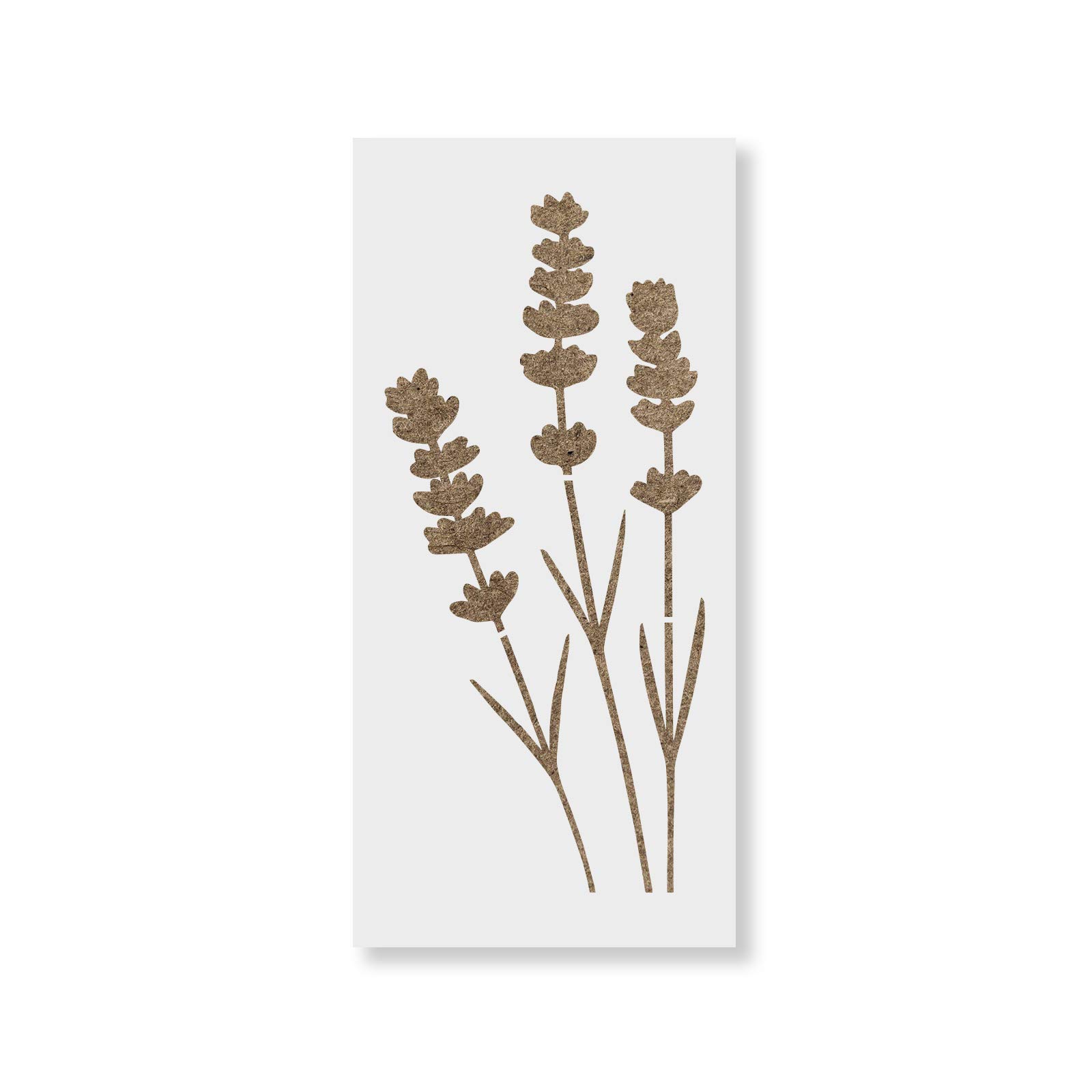 Stencil RevolutionLavender Template for Walls and Crafts - Reusable s for Painting in Small & Large Sizes