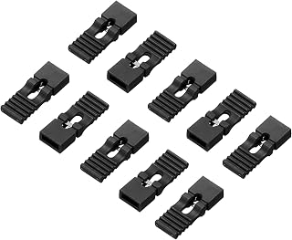 sourcing map Jumper Cap Connection Cable 2.54mm Pitch Pin Header Connector Long Type Jumper Plug Cover DIY Repair Parts,Black 20 Pieces