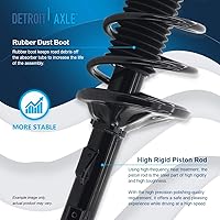 Vista 1185 de Detroit Axle - Kit de suspensión delantera de 10 piezas para Chevy Aveo Aveo5 Pontiac G3 Wave 2 Ready Struts Assembly 2 Enlaces de barra