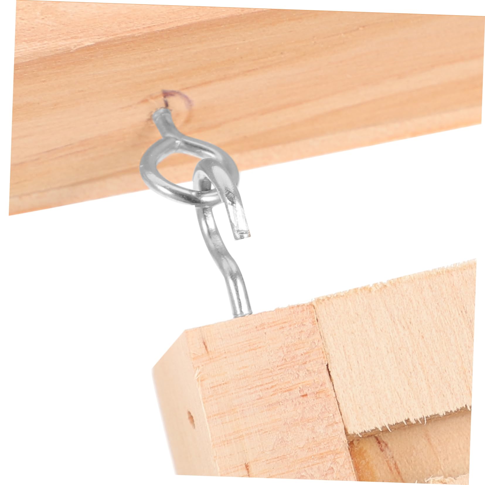 Toyvian Hamster Holzplattform aus Massivholz als Käfig Zubehör
