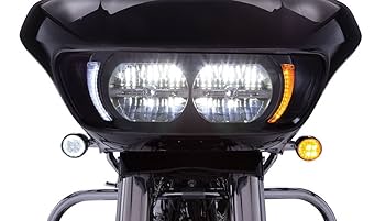 ハーレーダビッドソン ヘッドライト Amazon | Z-OFFROAD アップグレード 7インチ オートバイ LED