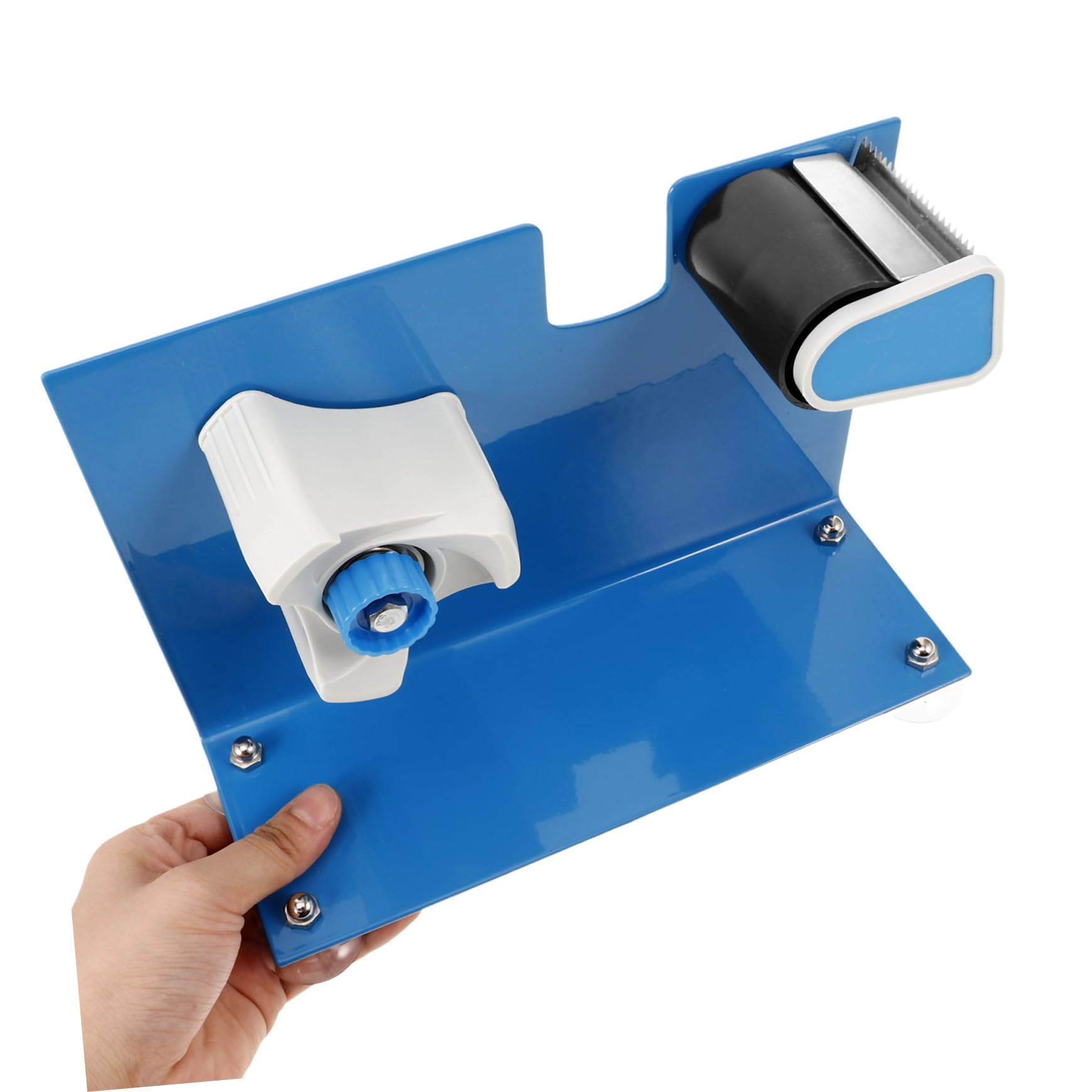 STOBOK Klebebandspender und 5cm Breite für Rollen bis 19cm Außendurchmesser mit Saugnapf Eisen Sicher Montierbar für Lager und Zuhause