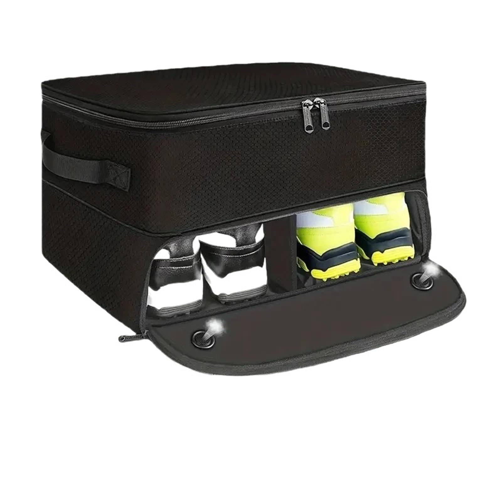 Zapatillero CampañAs Bolsa de Zapatos de Golf, Bolsa de Almacenamiento de Ropa for Deportes al Aire Libre Transpirable, Organizador de Maletero de Golf