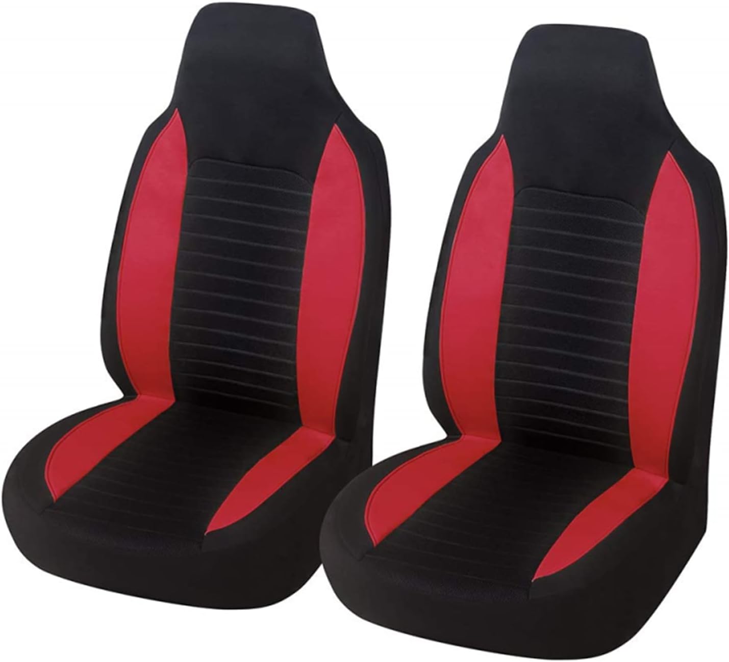 AUTOFAN Cloth Fabric Front Driver Car Seat Covers Bucket Seat Covers