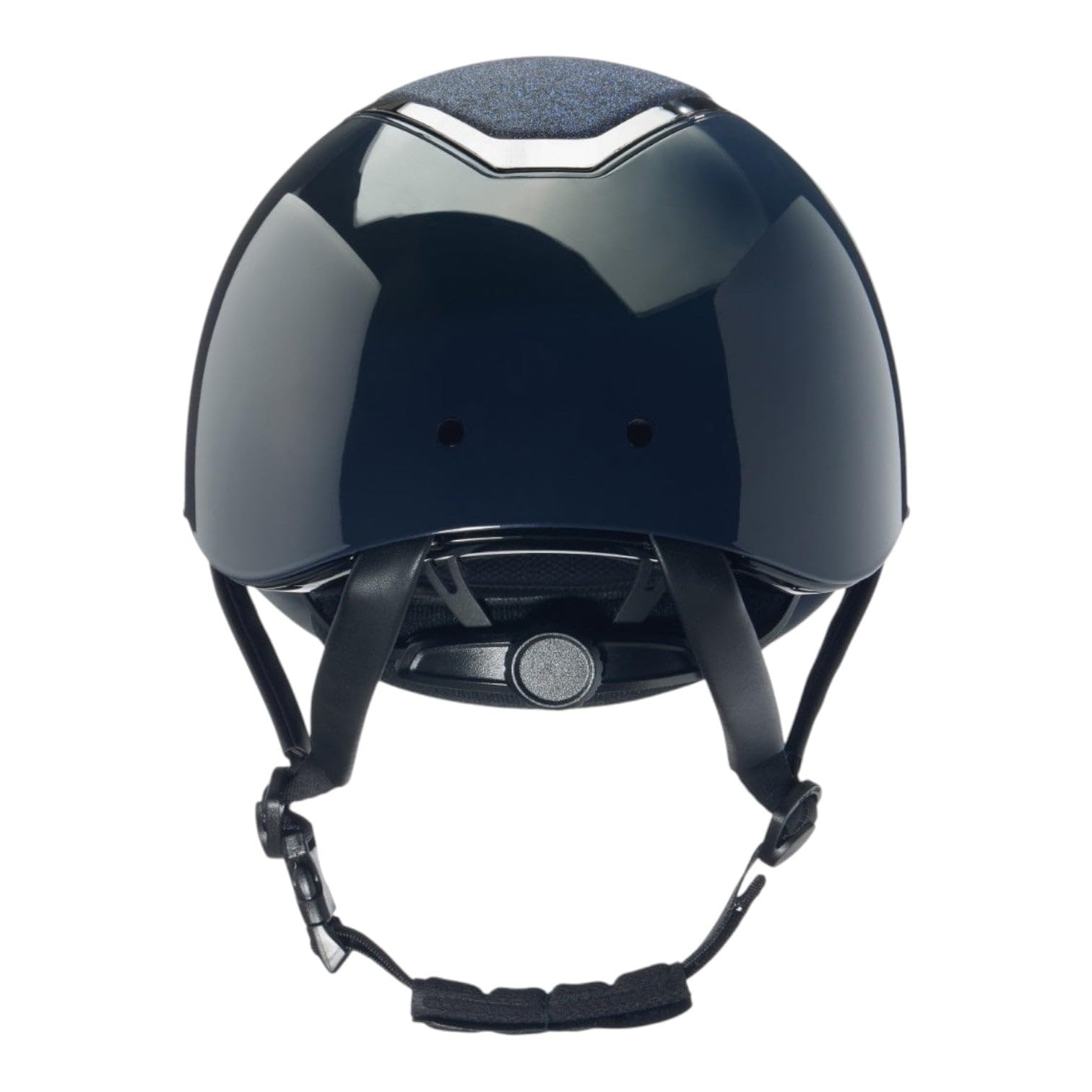 Charles Owen 2023 Casco da Equitazione Kylo Standard Peak - Nero Opaco/Nero Lucido -