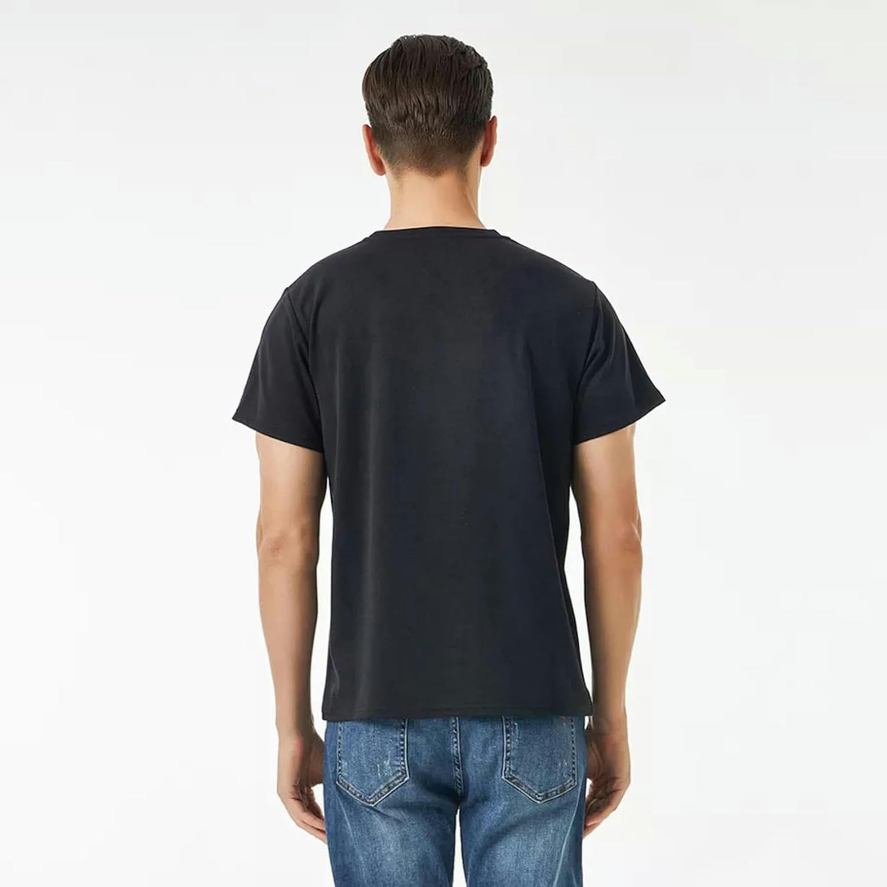 Camiseta antirradiación EMF para Hombre, Ropa de protección 5G, blindaje RF, protección contra la radiación WiFi, Bloqueo de la radiación de microondas