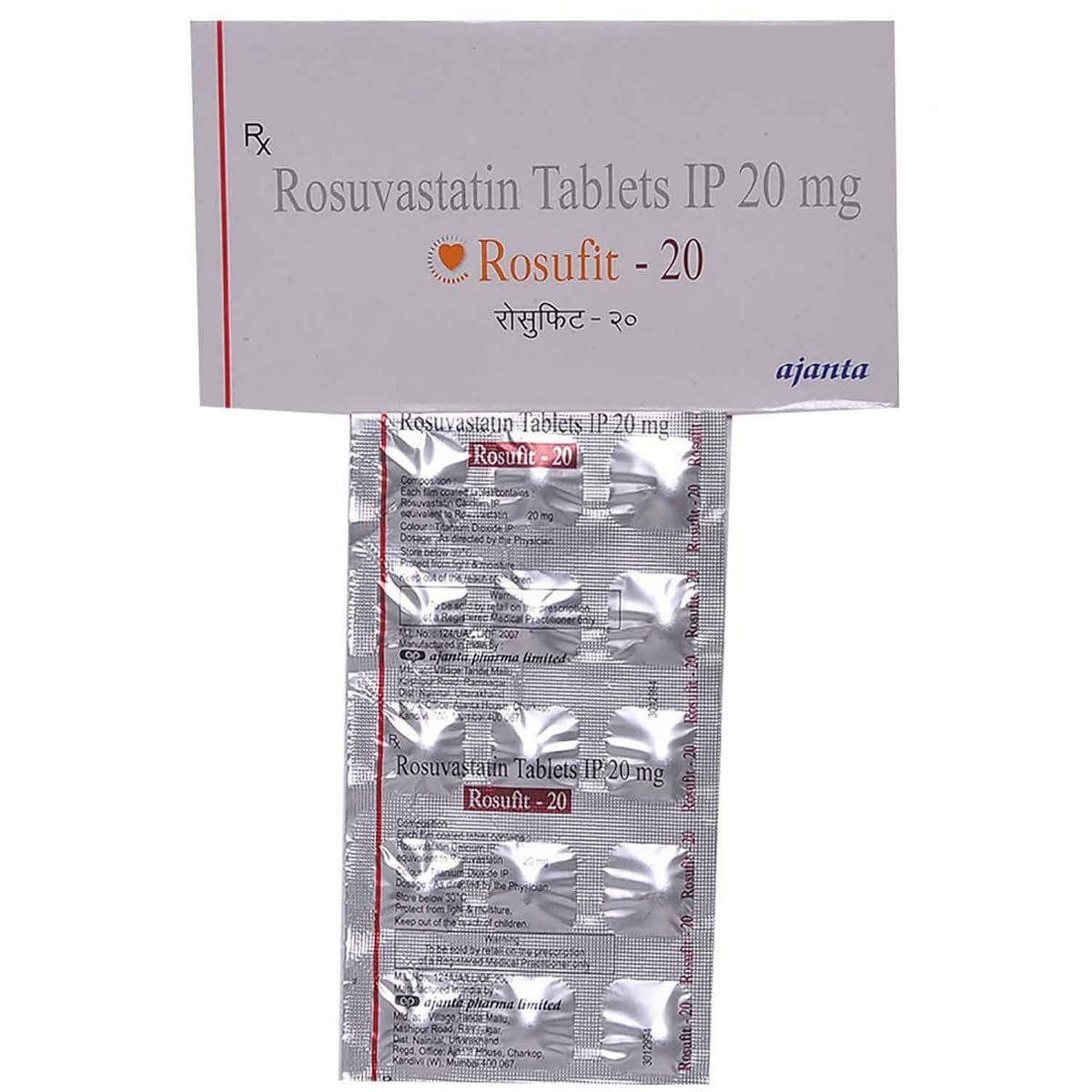 Rosufit-20MG - Strip of 15 Tablets