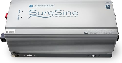 Morningstar SureSine 1000W onda sinusoidal pura, inversor solar fuera de la red 24 VCC, 120 VAC, 60 Hz, salida de cable duro