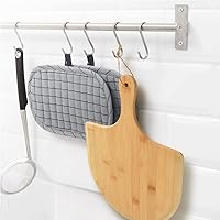 Vista 8 de homEdge Juego de Piedra para Pizza, Piedra de Hornear Redonda de Cordierita Resistente para Pan, Pizza, Piedra de Cocina Resistente a los Golpes