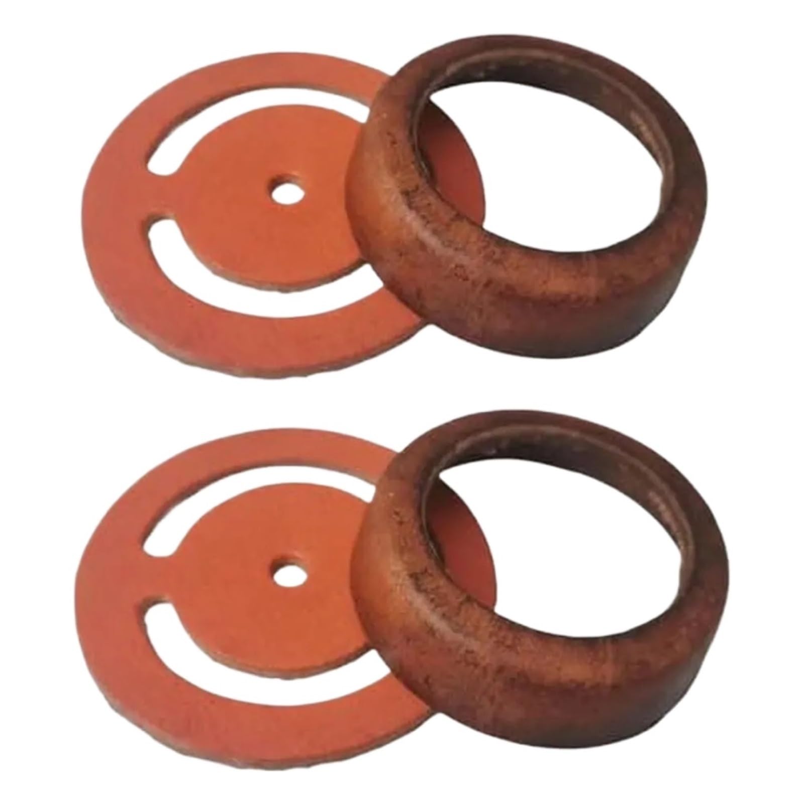 2Sets Antique Well Hand Pitcher Pump Manual Water Leather Repair- Kit Lower Valve Cup for Outdoor