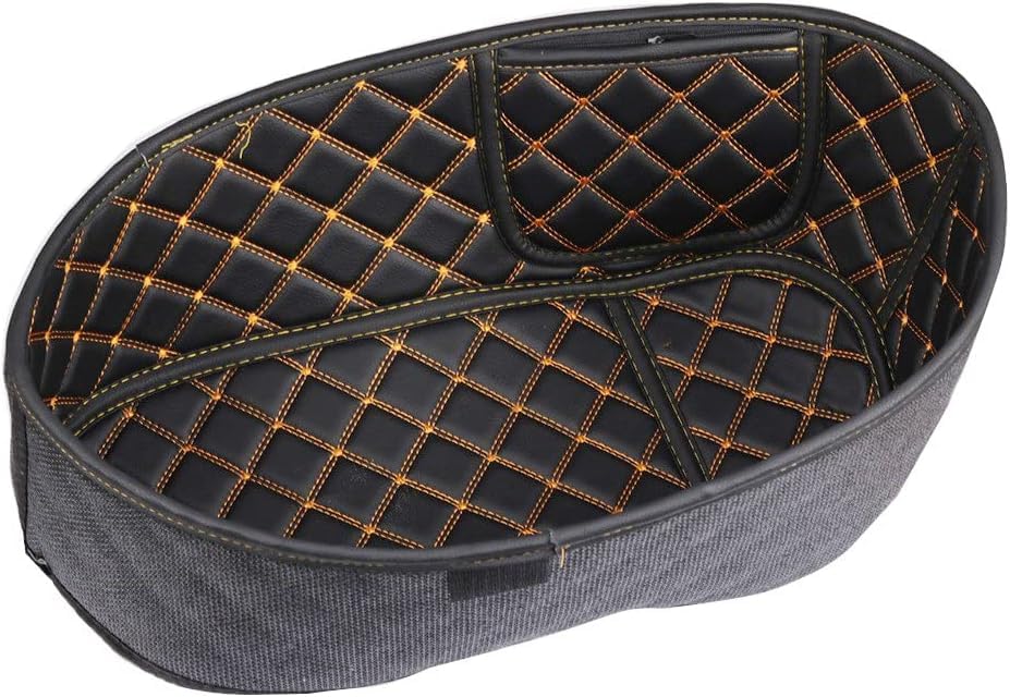 Für GTS300 GTS 300 Motorrad Hinten Kofferraum Lagerung Eimer Kissen Abdeckung Matte Decke Kissen PU Leder Pad Zubehör Kofferraum Hinten (GTS300 (Gold))