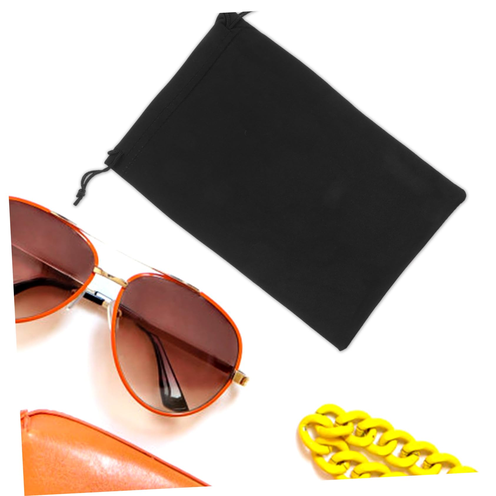 VICASKY 10 Pièces Pochette de Rangement Ski Masque Microfibre Douce Rayures pour Lunettes de Ski et Accessoires Compact et