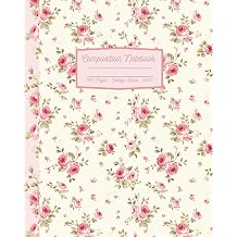 Coquette Composition Notebook Yellow Shabby Chic Floral Aesthetic College Rule Lined Journal; 8x10"