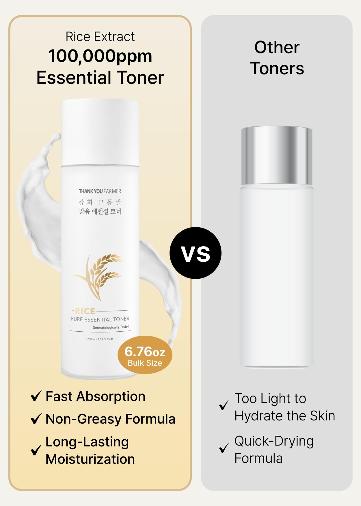 THANKYOU FARMER Rice Pure [Essential Toner + The Real Scrub Pack] Bundle