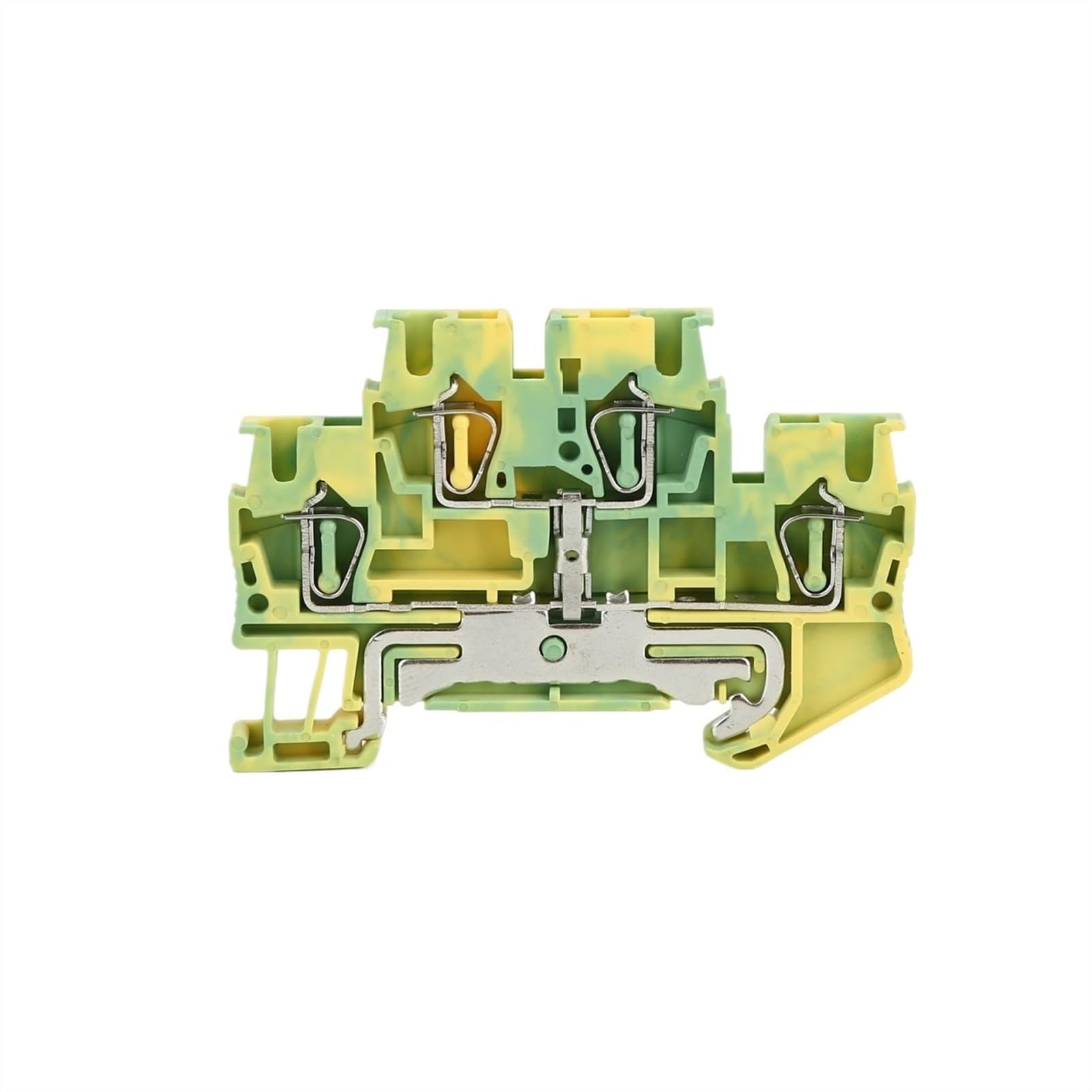 50 pz STTB2.5-PE Connettore del Cavo di Terra a molla gabbia a 2 Livelli di Terra Proteggere Elettrico STTB 2.5 PE Morsettiera Su Guida Din blocco