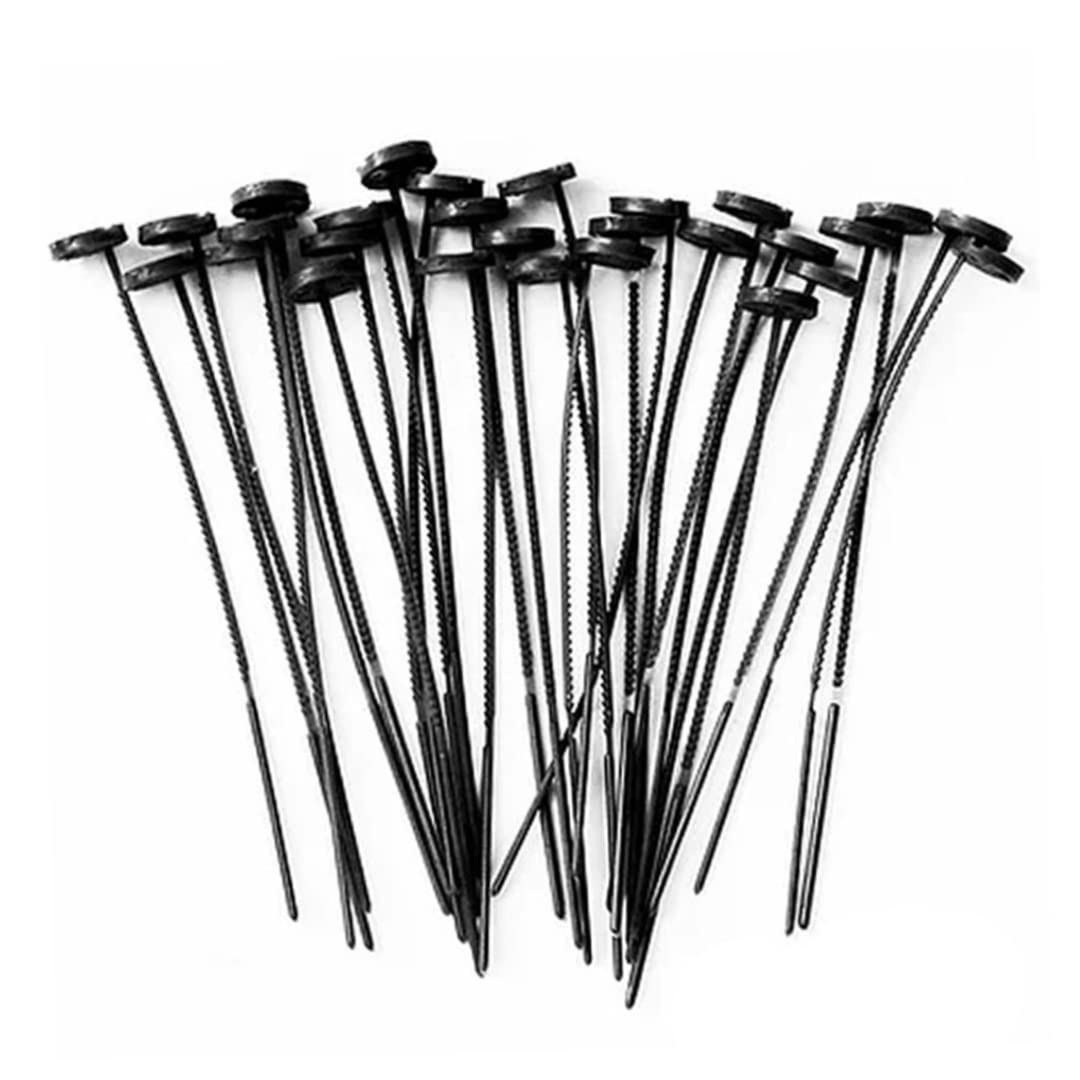 Grtheenumb Black Button Attacher, Quick Button Fastening Tool, No-Sew Fastening Tool, No-Sew (, 30 Pieces)