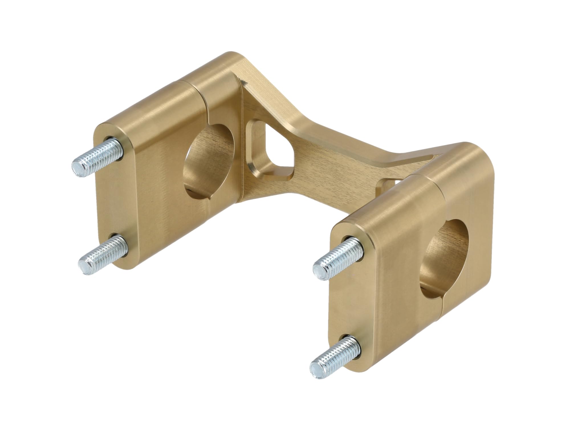 AKF Tuning-Lenkeraufnahme, Gold eloxiert - für Simson S50, S51, S70, Enduro