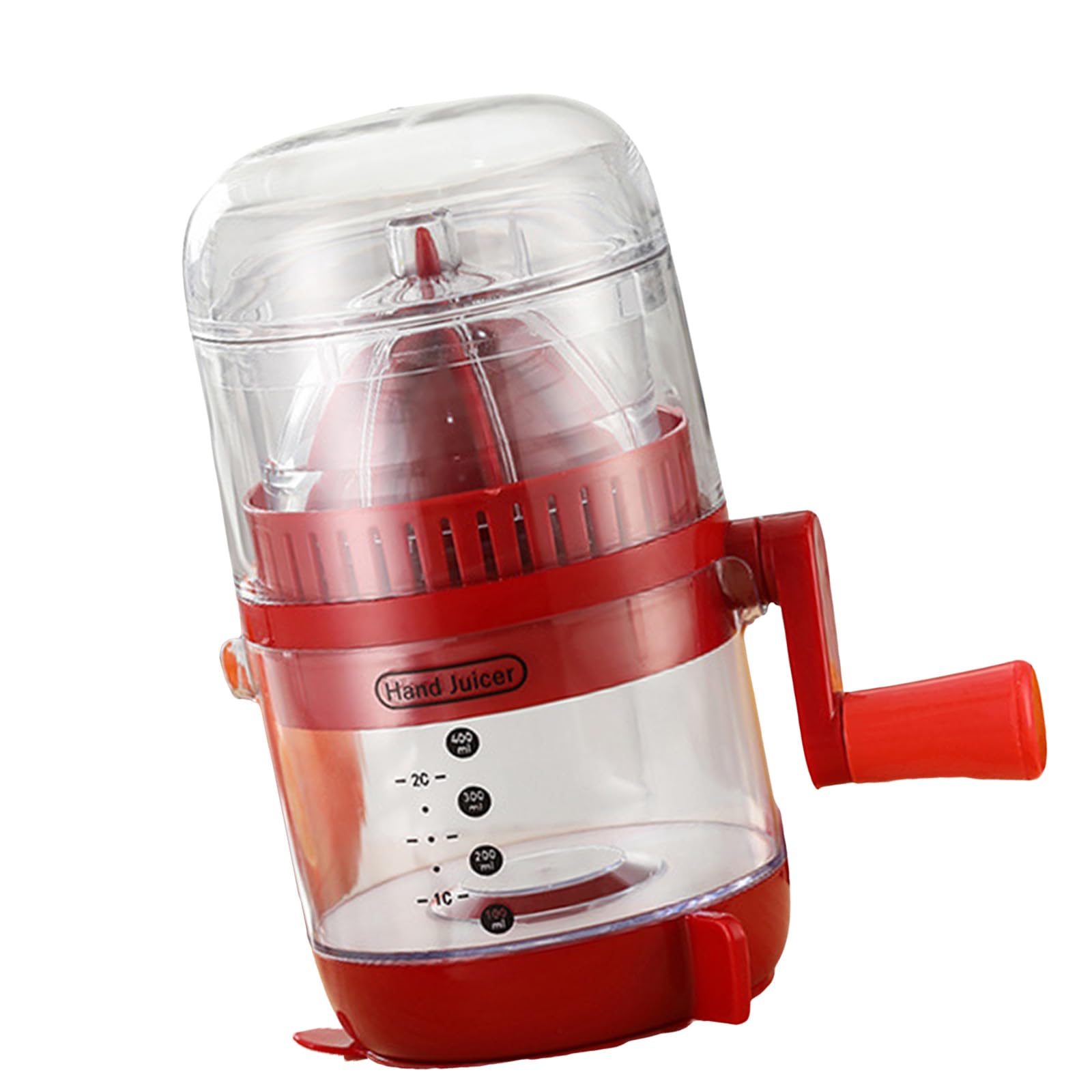 Xjdzineq Countertops Juicer Squeezing Mechanism Detachable Component Sanitary Food Grade Construction Hand Operated Citruses Presses with Covers