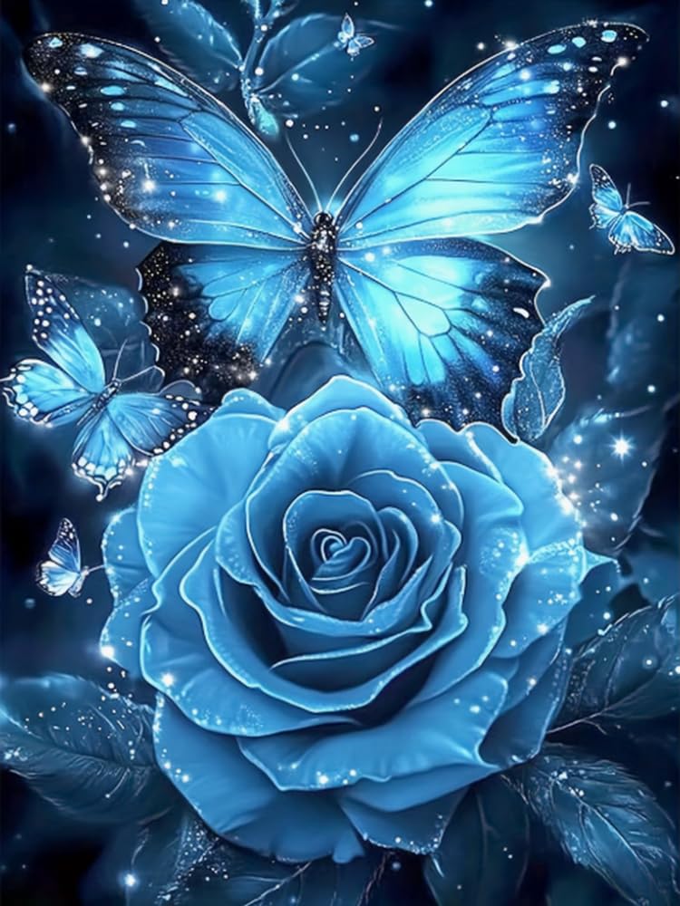 GLTEYACO Embroidery Cross Stitch Kit Floral Peacock 11CT Stamped Cross Stitch Kits DIY Adult Beginners for Pre-Printed Needlepoint Crafts 40x50 cm
