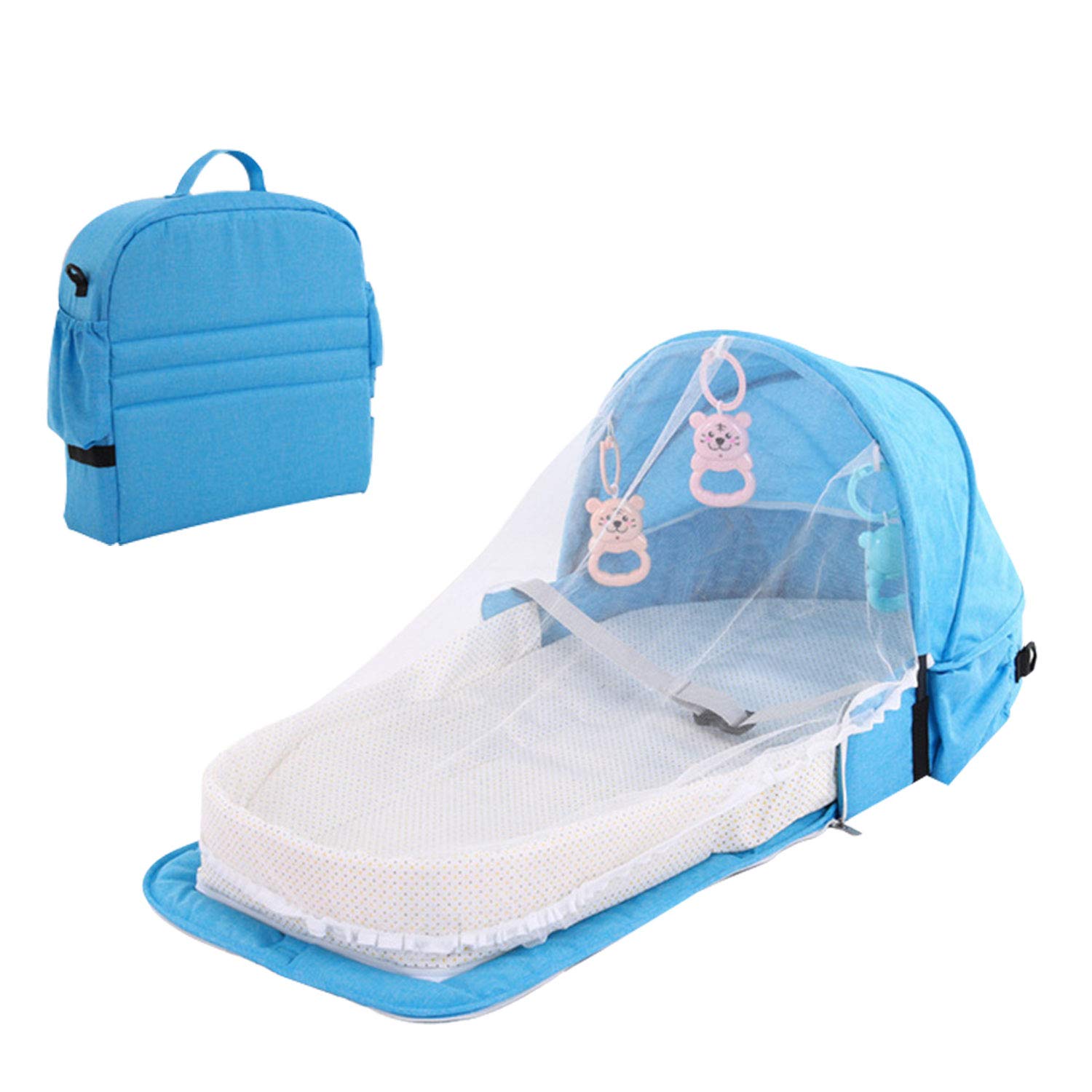 Elf Star Portable Baby Bed Foldable Bionic Backpack Mini