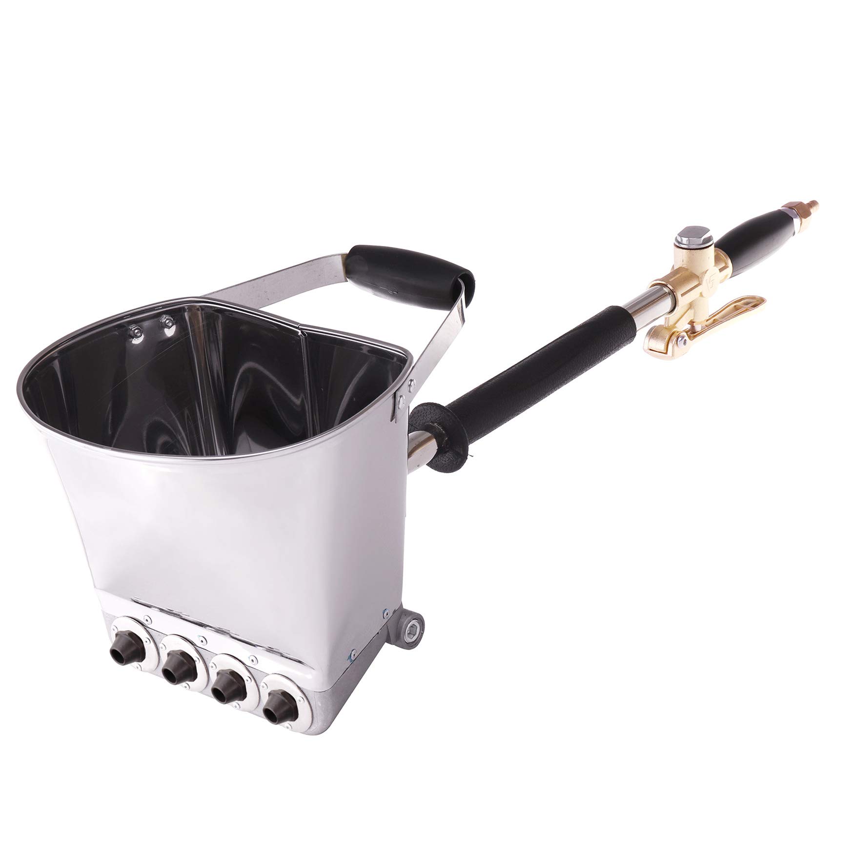 TC TECHNIC Pneumatyczny pistolet do natrysku cementu 4 l, metalowe dysze-fi 19 mm, ciężar 2,5 kg, w zestawie z dysze 11 mm i 9 mm, maszyna tynkarska, pistolet do tynkowania