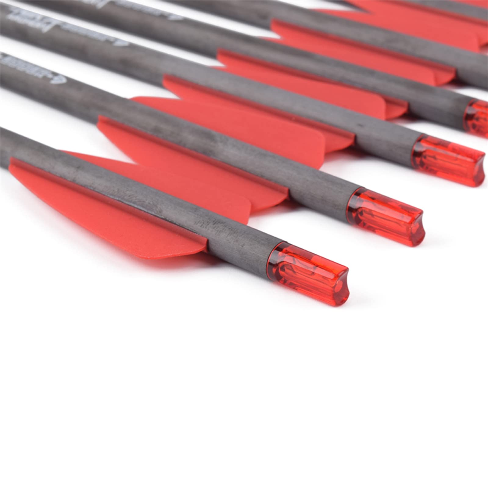 7.5" Bullone per Balestra Frecce in Puro Carbonio con 2 Lame Punte in Acciaio per Caccia all'aperto con Sistema Cobra R9 Caccia con L'Arco