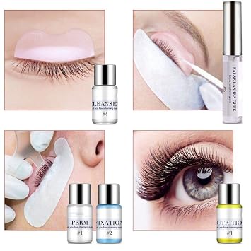 Lash Lift Kit for Perming, Professional Eyelash Perm Kit, Lash Curling Lash Lifting Kit, Safe Perming Wave, Semi-Permanent Curling, Suitable for Salon & Home Use