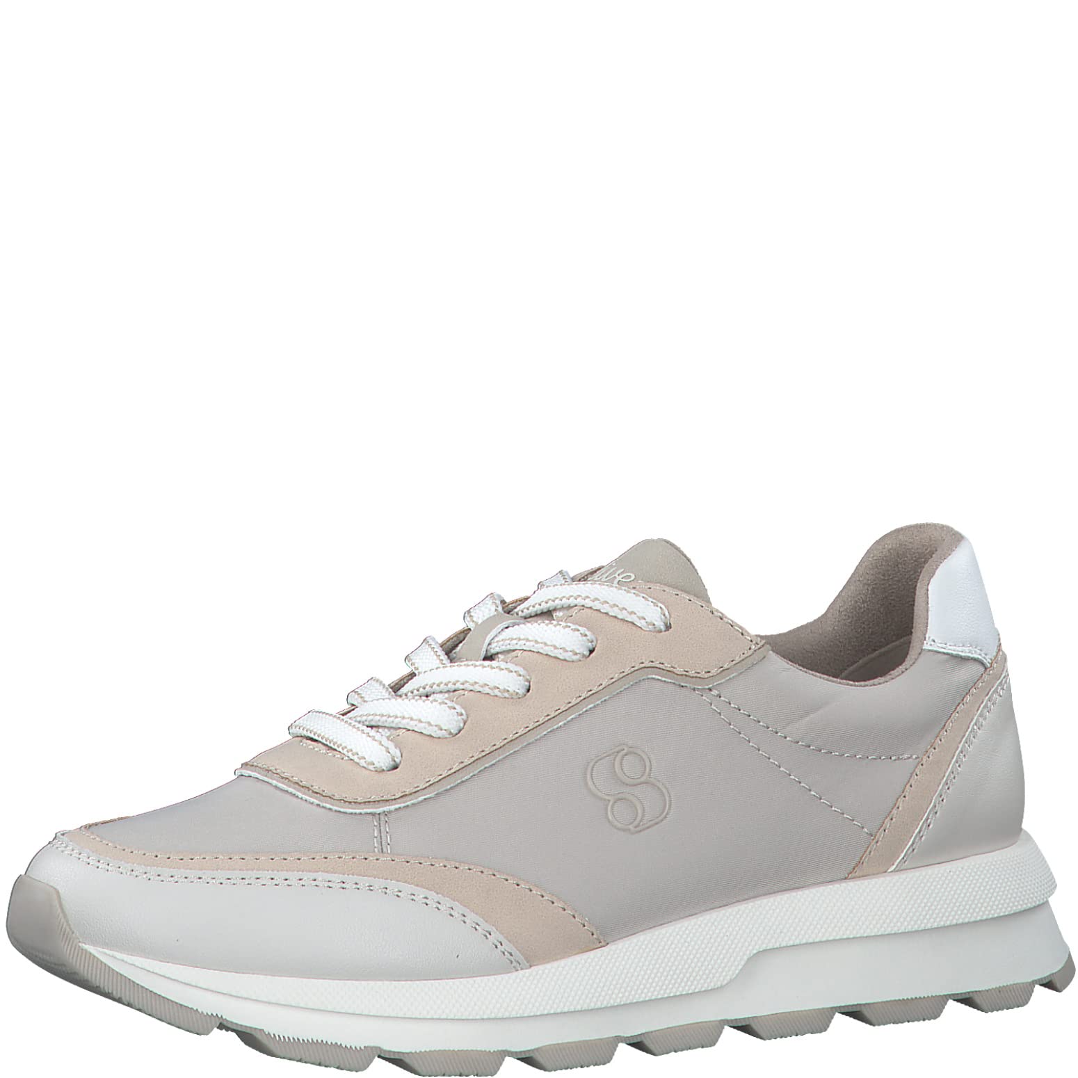 s.Oliver Women's 5-5-23616-30 Trainers, Beige Comb, 7 UK