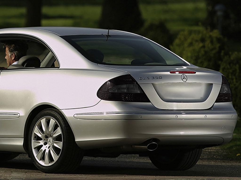 Rvinyl Tail Light Tint Covers Compatible with Mercedes-Benz CLK-Class 2001-2005 - Smoke