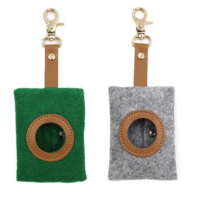 2 Piezas Dispensador Bolsas Excrementos, Dispensador Bolsas Perro, Dispensador Bolsas para Excrementos Perros