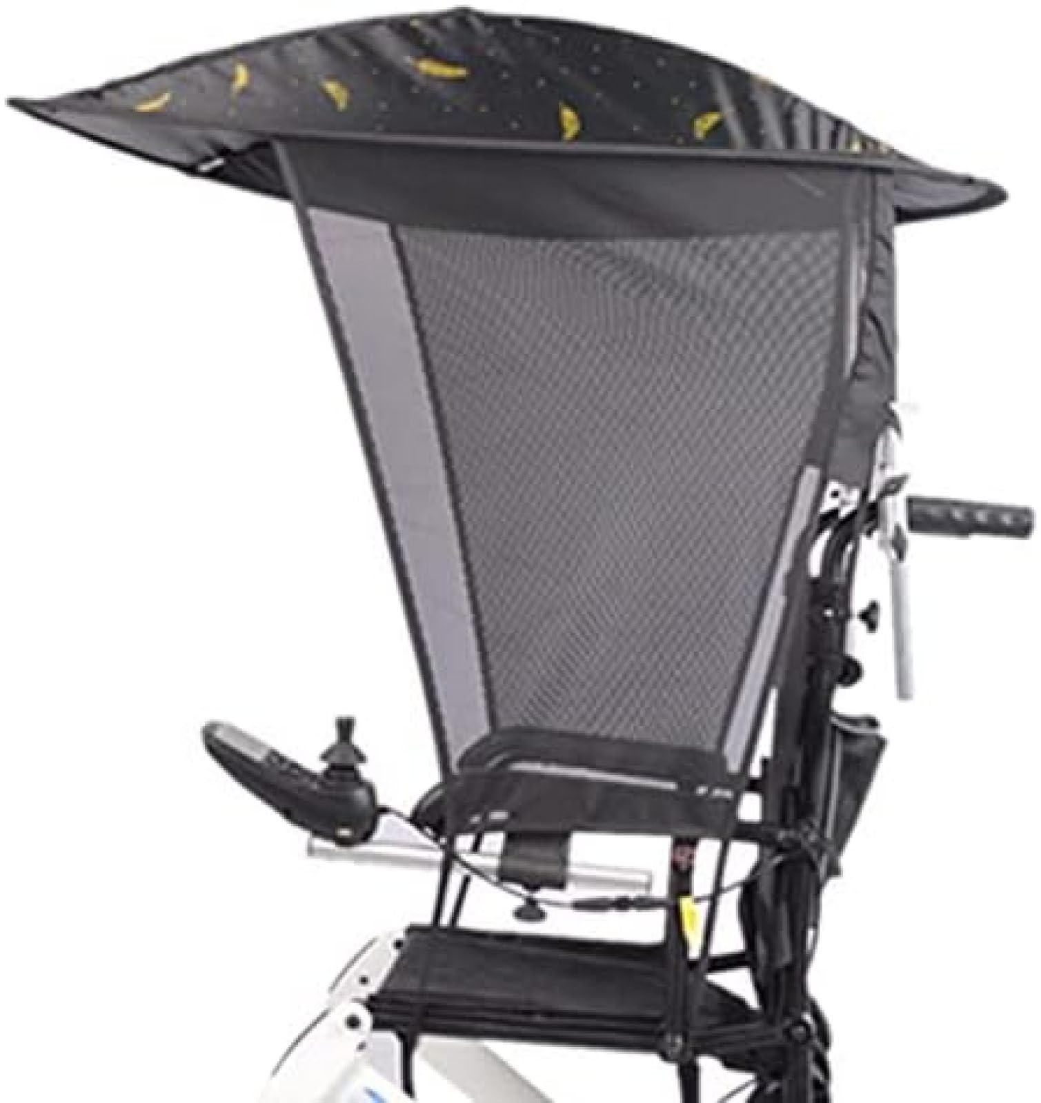 Sombrilla De Toldo Universal, Cubierta De Lluvia Parasol Para Silla De Ruedas Eléctrica, Soporte De Paraguas De Dosel Plegable Semicerrado Para La Mayoría De Las Sillas De Ruedas,Estilo De Verano,