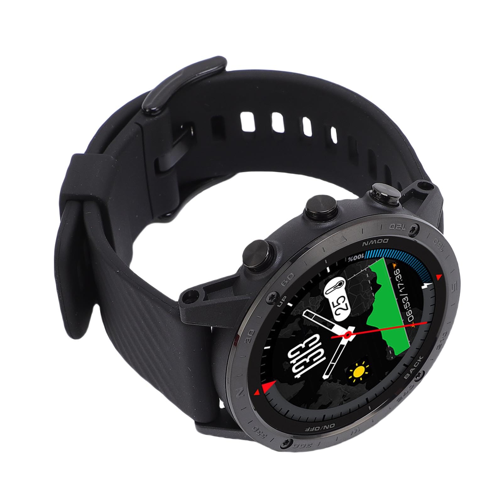 Zunate 1.3 Pollici Computer Subacqueo Orologio Lega di Titanio Batteria