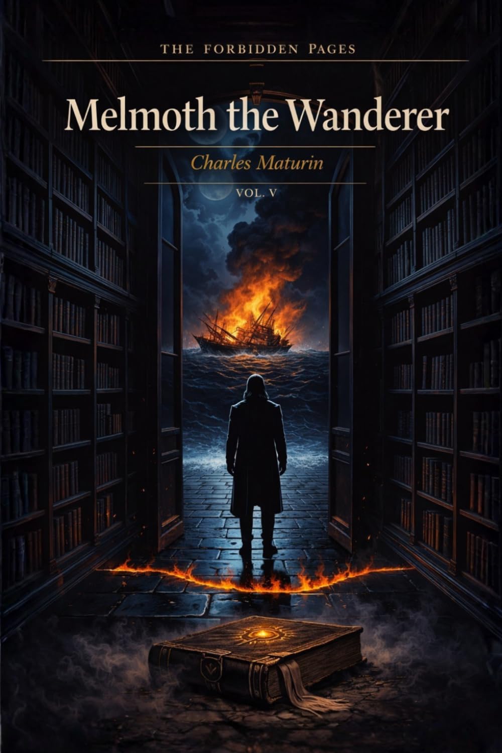 Melmoth the Wanderer — Collector’s Edition (Forbidden Pages, Vol. V): The Manuscript Found in the Flames | Gothic Horror Classic