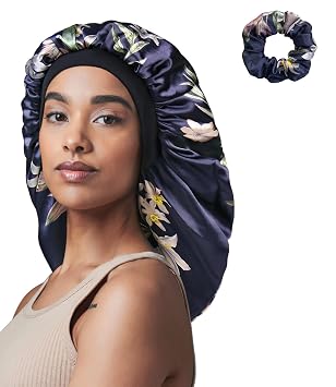Long Satin Bonnet for Long Hair Large Sleep Cap for Women
