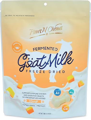 Probióticos Infinite Pet para perros y gatos por Paws & Chews  10 mil millones de UFC  Probióticos liofilizados de leche de cabra para perros para